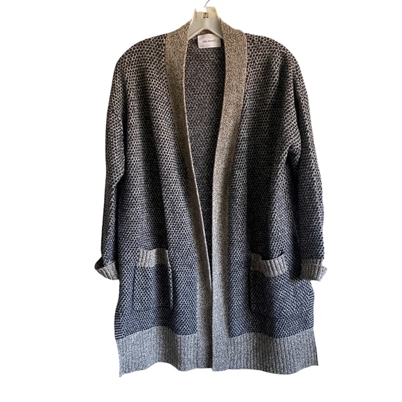 Anthropologie Sweaters - Sita Murt Anthropologie Lambswool Longline Knit Open Cardigan Sweater 38
